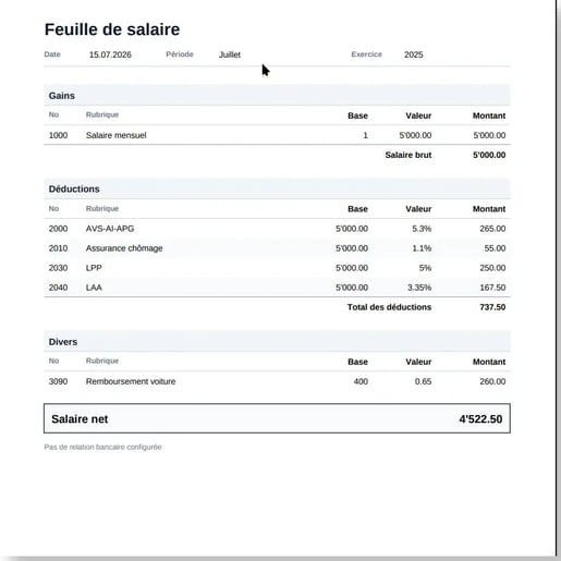 salaires